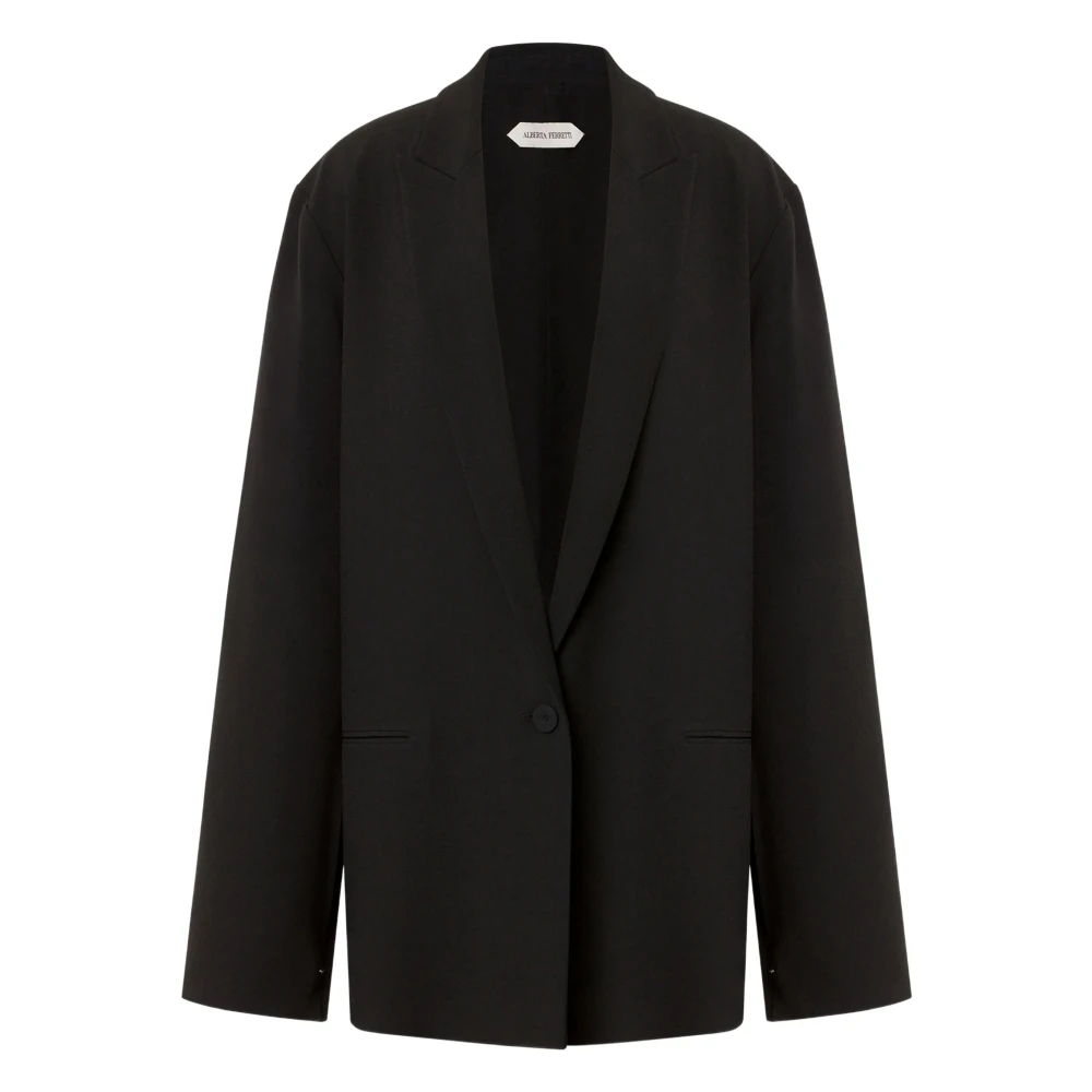 Alberta Ferretti Women's Black Blazers, Xs, Jacket
