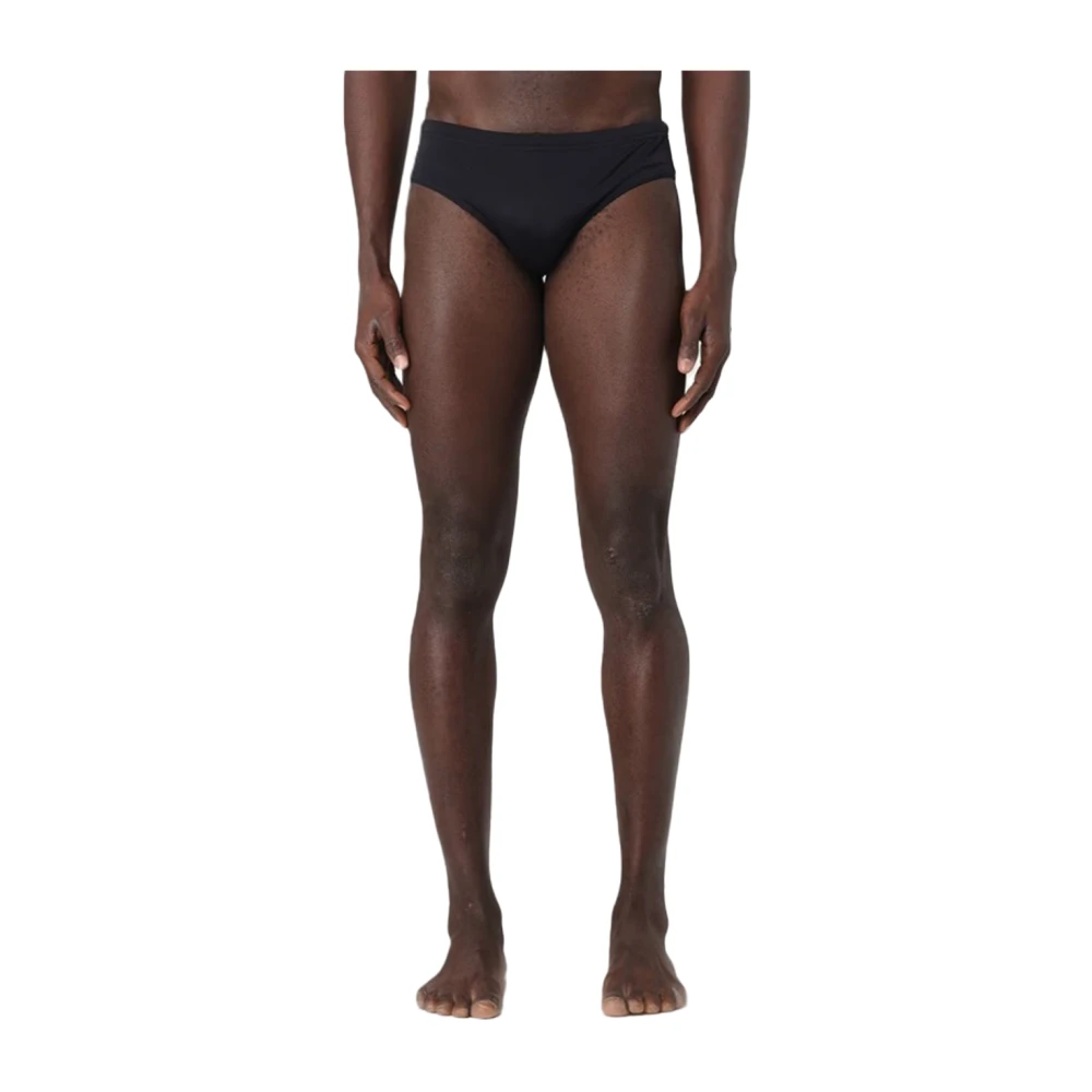 Dsquared2 Strakke Pasvorm Nylon Zwemkleding Black Heren