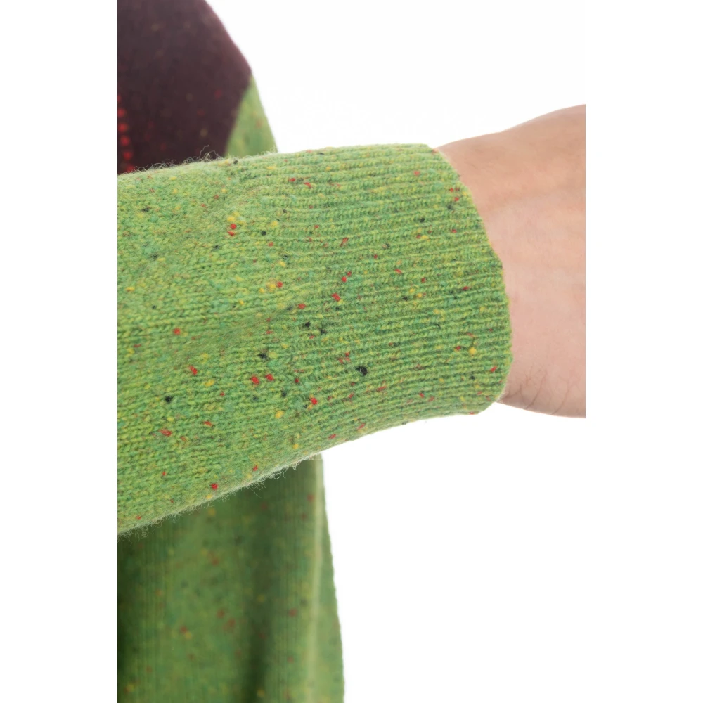 Ballantyne Klassieke Diamond Sweaters Green Heren