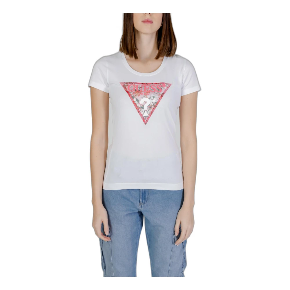 Guess - Tops > T-Shirts - White - Guess - Modalova