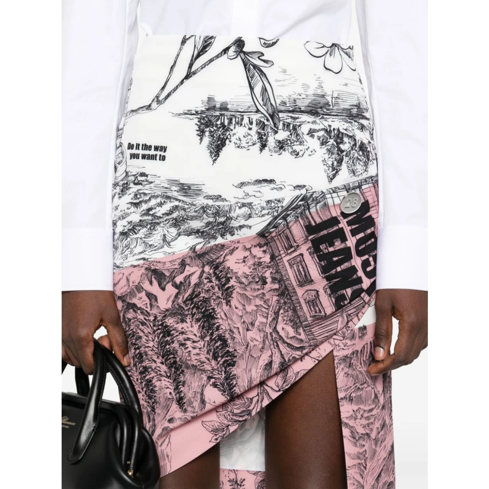 Moschino Stijlvolle polyester rok Multicolor Dames