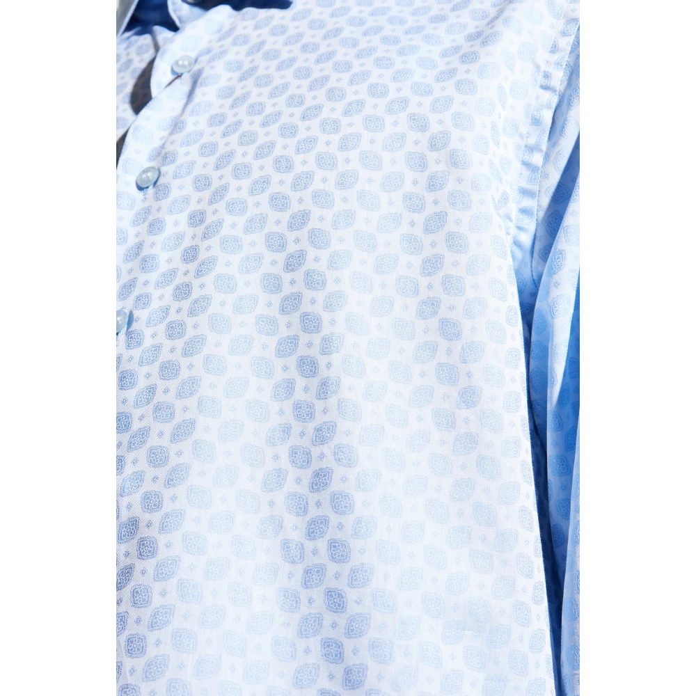 ETRO Gestreept overhemd Blue Heren