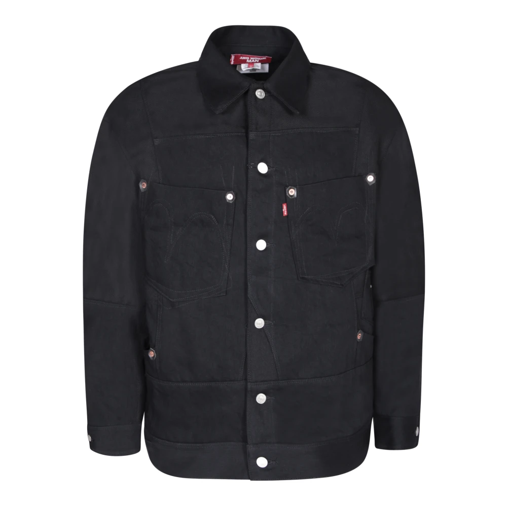 Junya Watanabe Black Light Jackets, Male, M, Wlj910 Overshirt