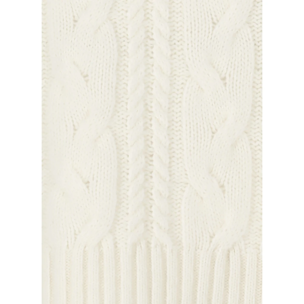 Kangra Witte Kasjmier Wol Jumper Crewneck Sweater White Dames
