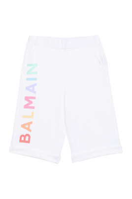 short-en-coton-a-logo