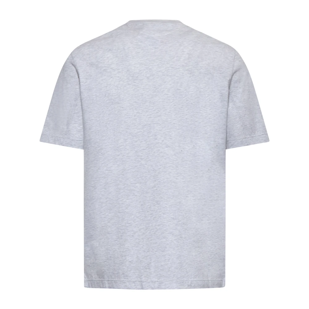 BRUNELLO CUCINELLI Grijze T-shirts en Polos Gray Heren