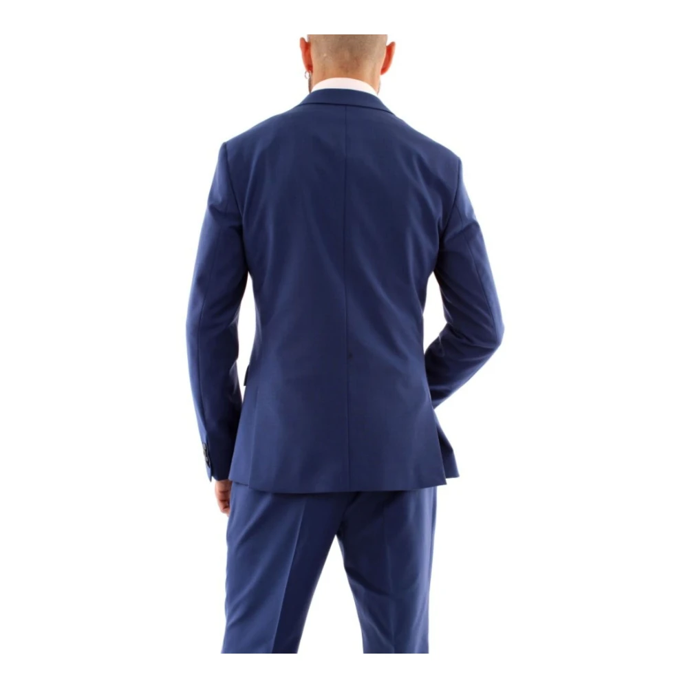 Calvin Klein Moderne Wollen Blazer Blue Heren