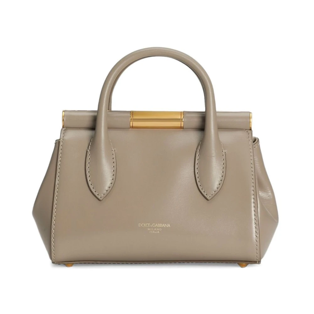 Dolce & Gabbana Grijze Schoudertas voor Vrouwen Brown Dames