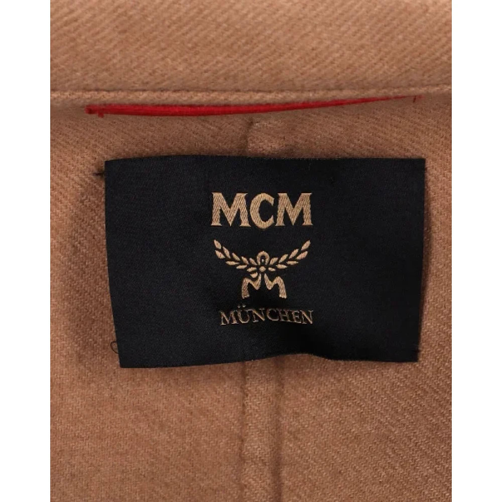 MCM Pre-owned Fabric outerwear Brown Dames