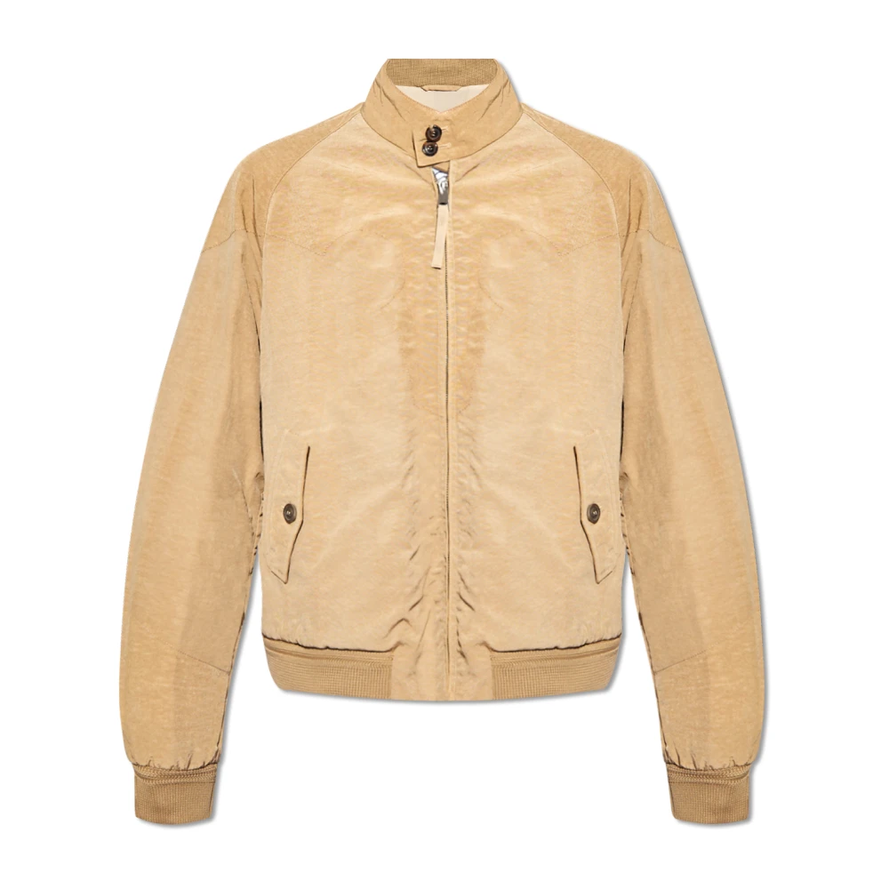 Maison Margiela Jacka med ståkrage Beige, Herr