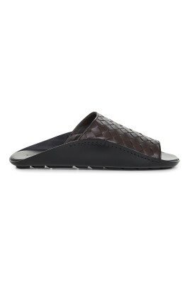 brown-intrecciato-leather-slip-on-sandals
