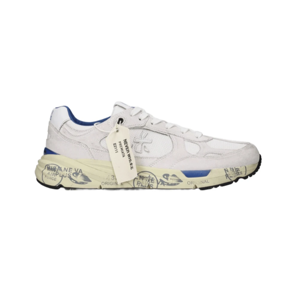 Premiata Men's White Sneakers, 10 Uk, Mase 25 Sneaker