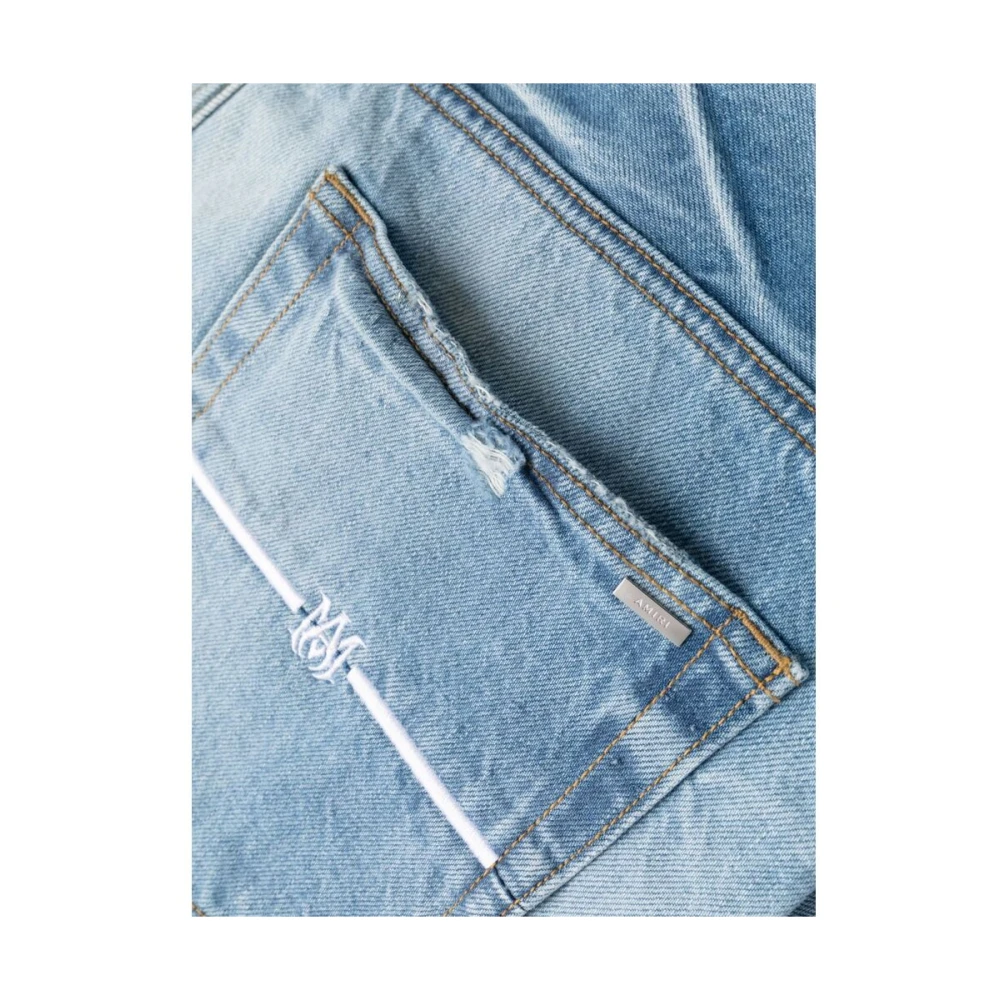 Amiri Gedistresseerde losse-fit jeans Blue Heren