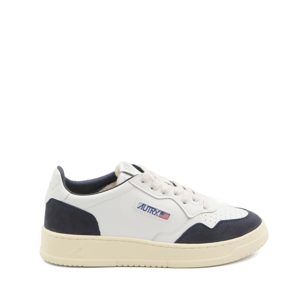 Autry Medialist Low Leather Sneakers Heren Schoenen Blauw