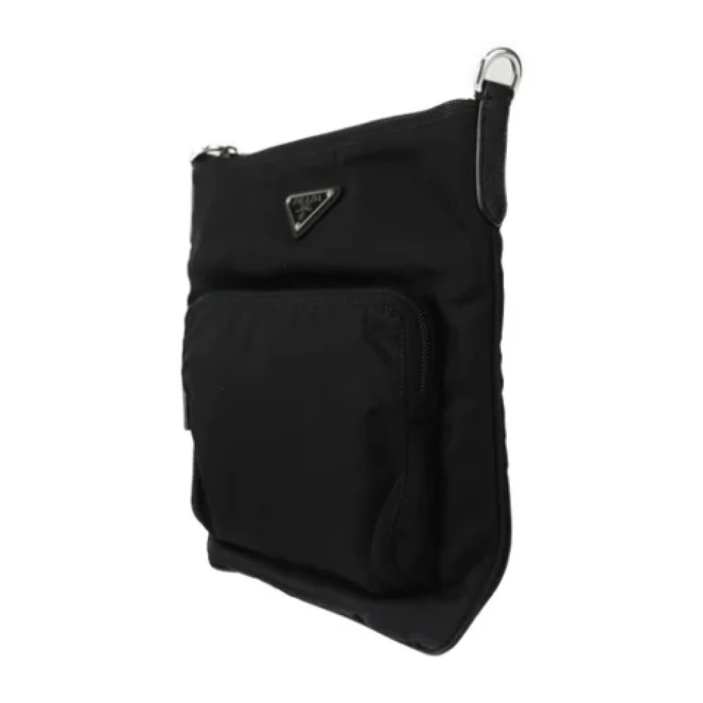 Prada Vintage Pre-owned Fabric prada-bags Black Dames