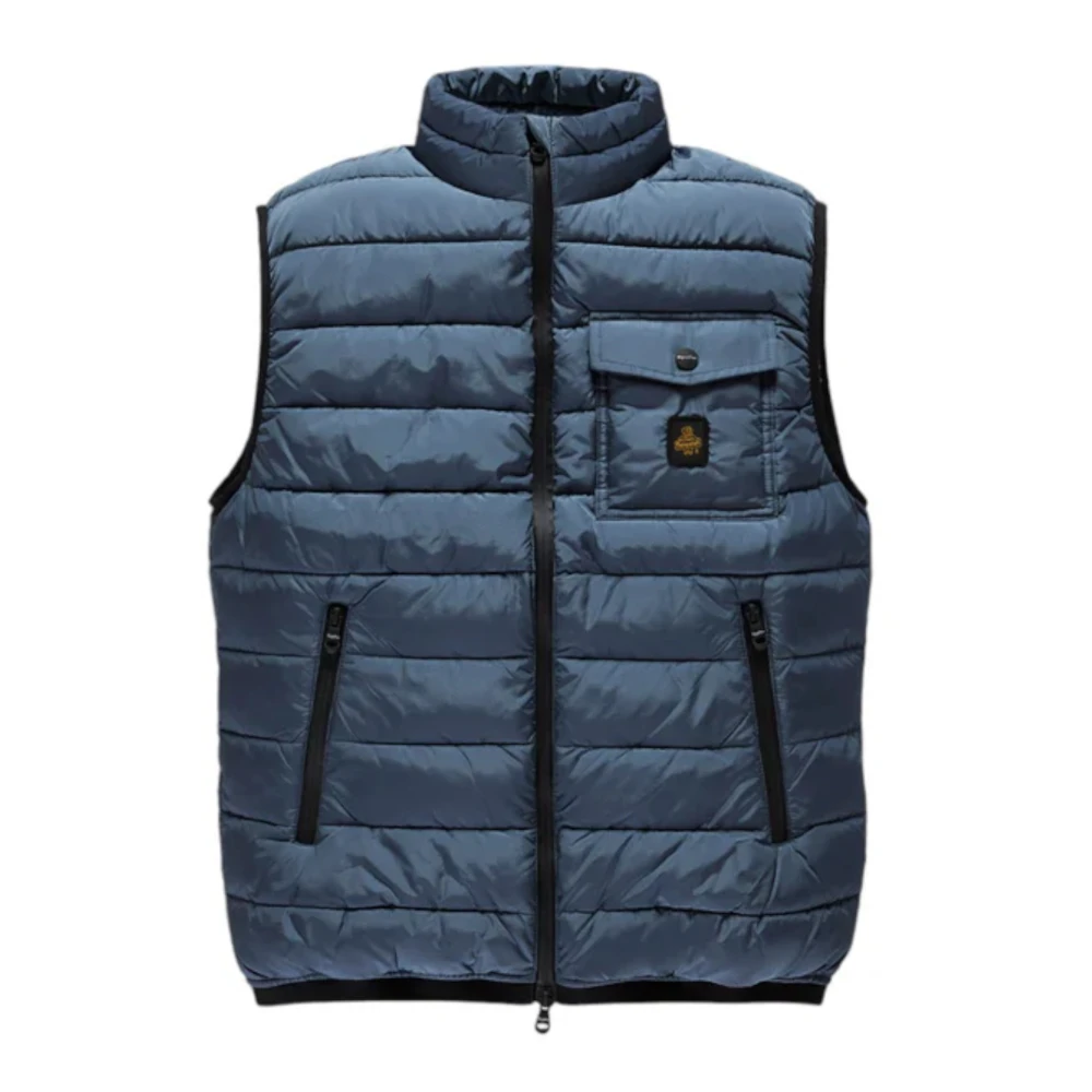 RefrigiWear Blauw Herenvest met Voorzak Blue Heren