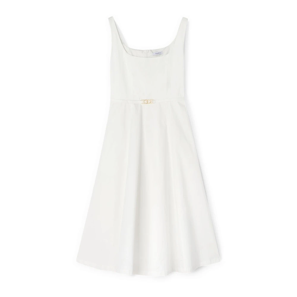 Motivi Mujer Blanco - Vestido Midi De Popelín - Dresses - L
