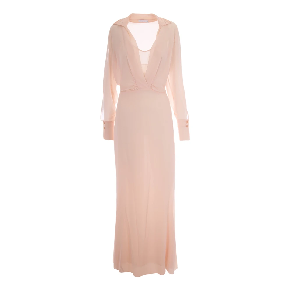 Patrizia Pepe Donna Rosa - Chemisier Midi Dress - Dresses - M