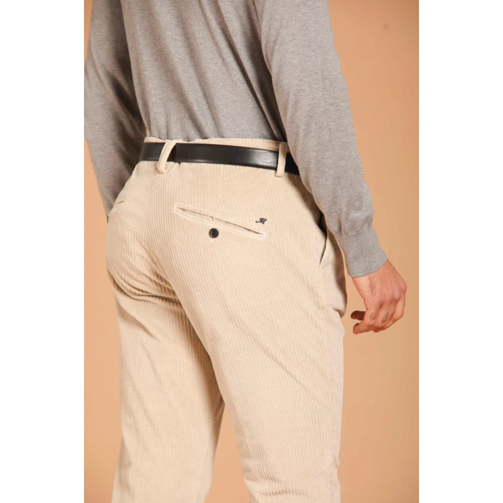 Mason's Fluweel chino broek wortel pasvorm Beige Heren