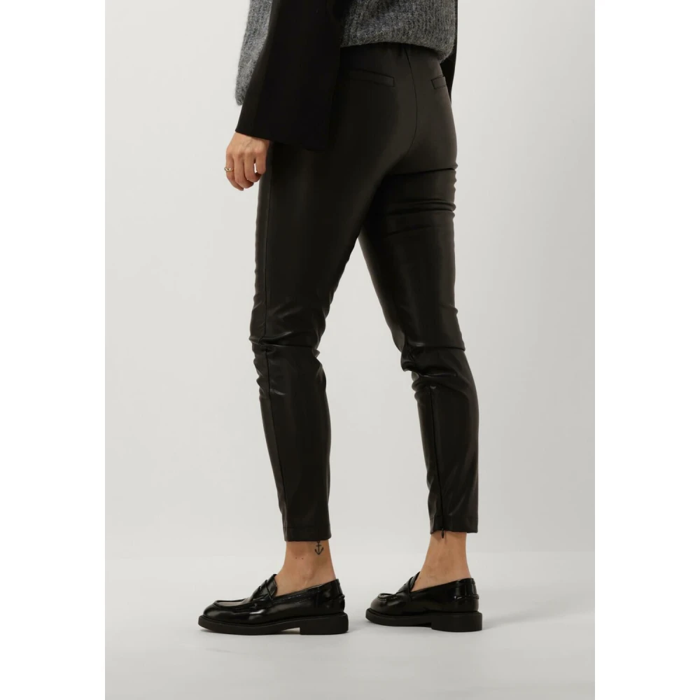 Simple Jer-poly-pu-23-1 Leggings Zwart Black Dames