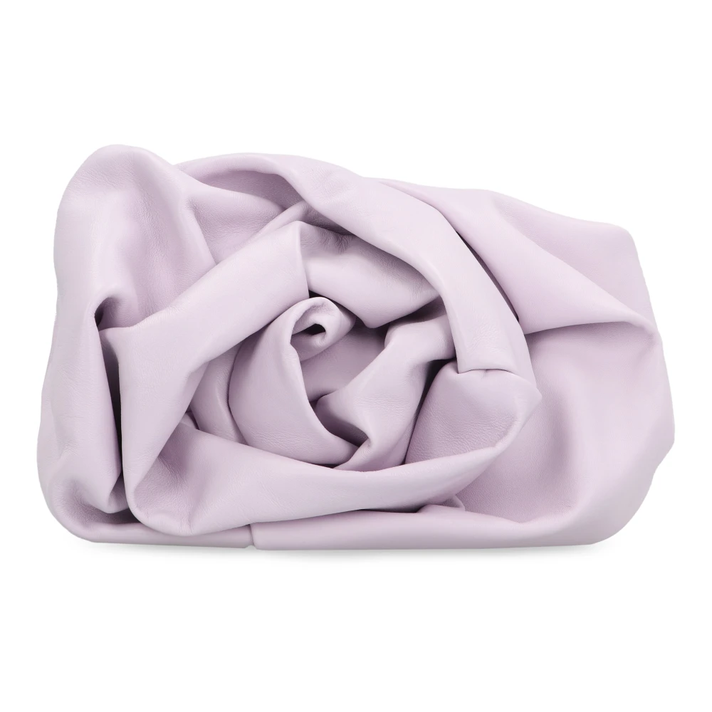 Burberry Roze Leren Clutch Purple Dames