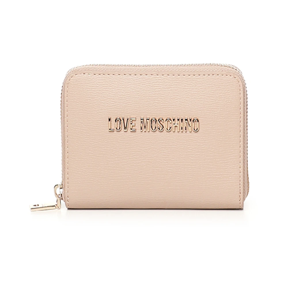 Love Moschino Roze Portemonnee met Ritssluiting Pink Dames