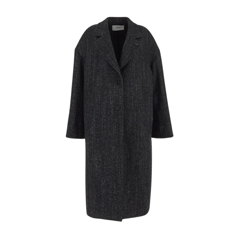 Lardini Wollen en Polyester Damesjas Gray Dames