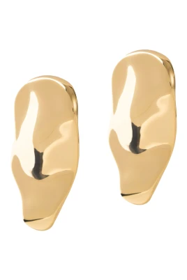 Guld Cirkelörhängen Mindy Stil