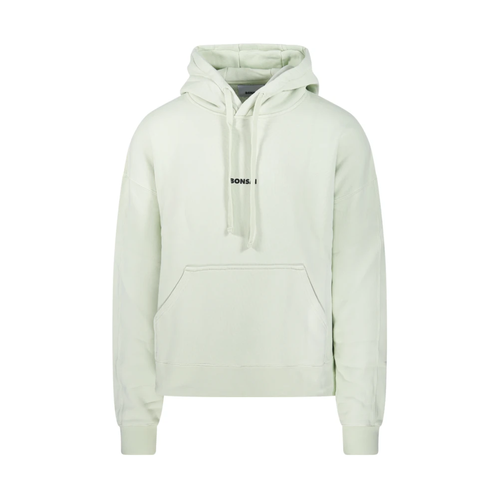 Bonsai Groene Box Logo Hoodie Sweatshirt Green Heren