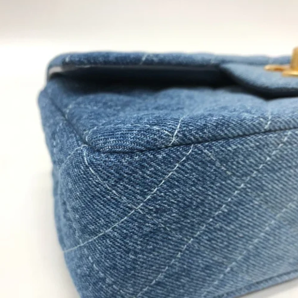 Chanel Vintage Pre-owned Denim chanel-bags Blue Dames