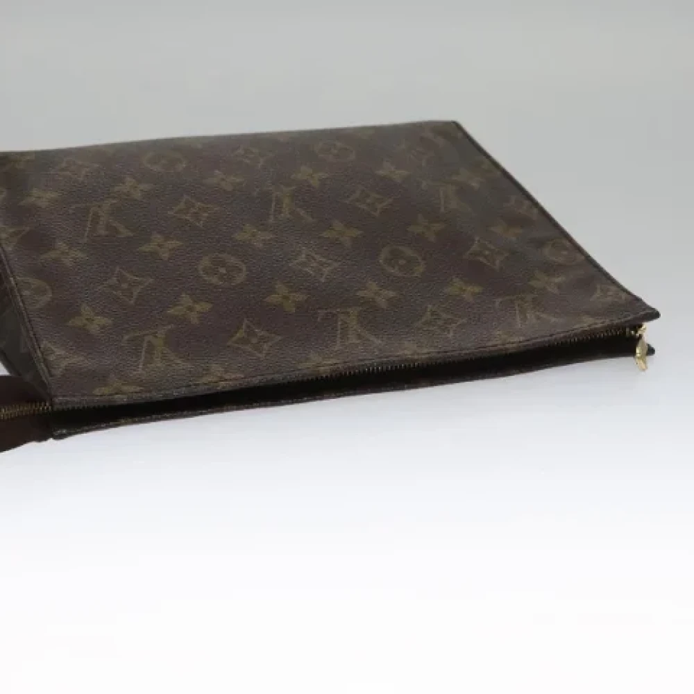 Louis Vuitton Vintage Pre-owned Canvas clutches Brown Dames