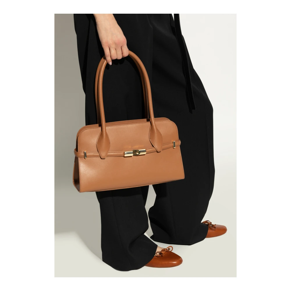 Furla Schoudertas Goccia Medium Brown Dames