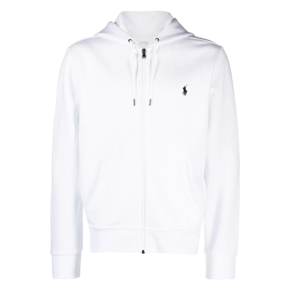 Polo Ralph Lauren Zip-through Hoodie White, Herr