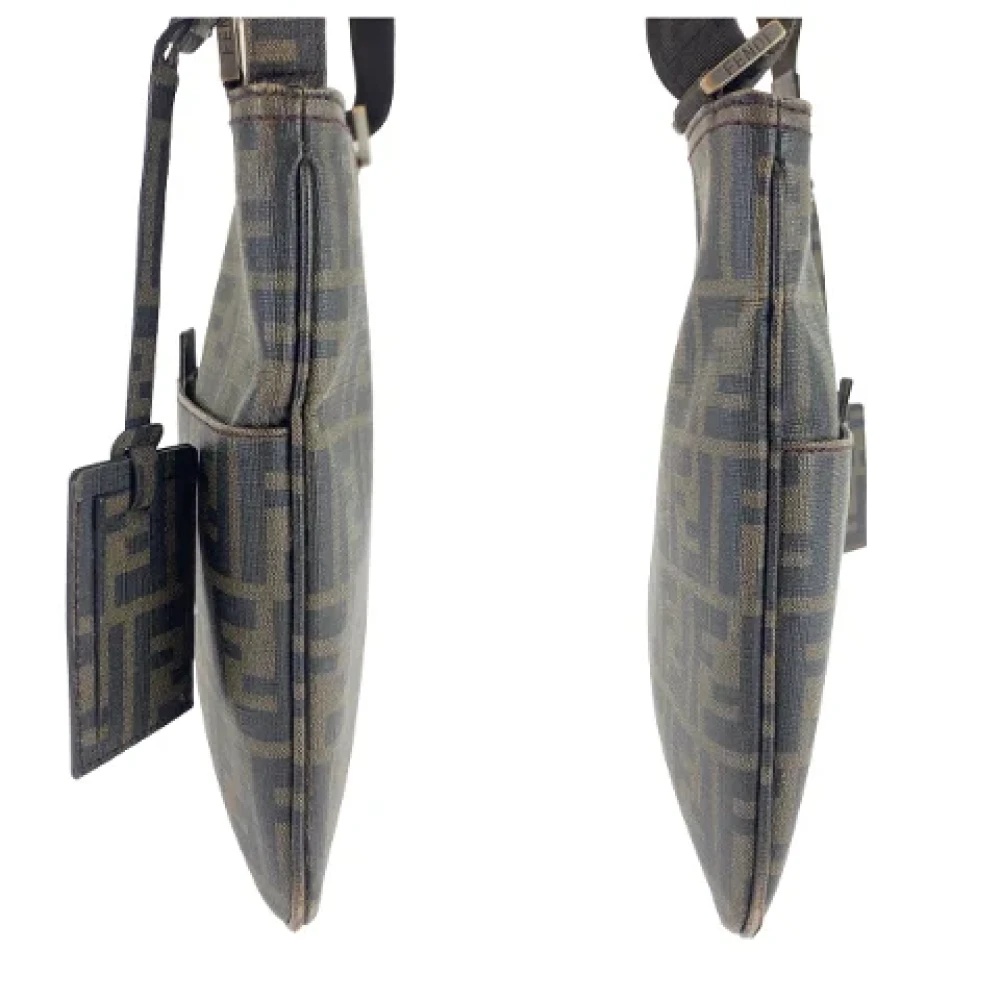 Fendi Vintage Pre-owned Canvas fendi-bags Brown Heren