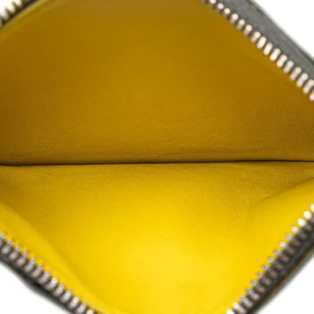 Bottega Veneta Vintage Pre-owned Leather wallets Yellow Dames