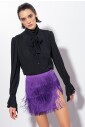 las-palmas-gonna-frange-crepe-stretch-skirt