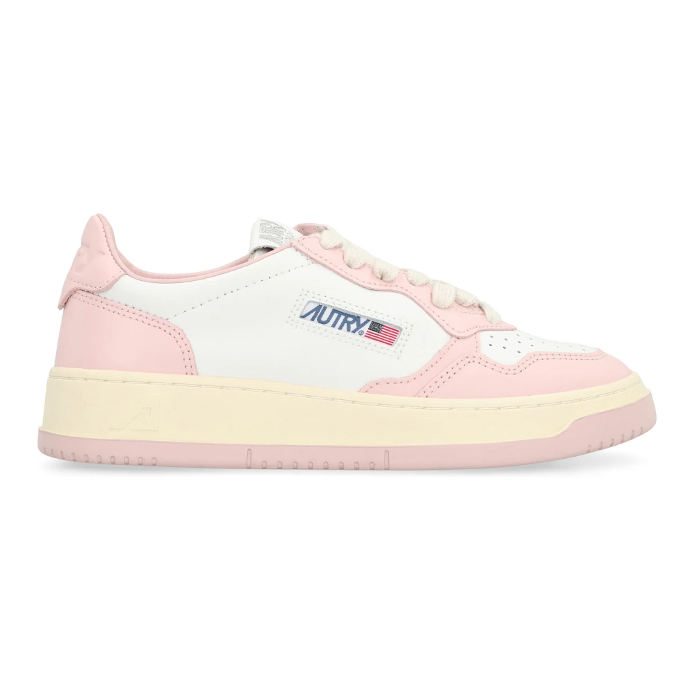 Autry Women's Pink Sneakers, 6 Uk, Medalist Low Trainers