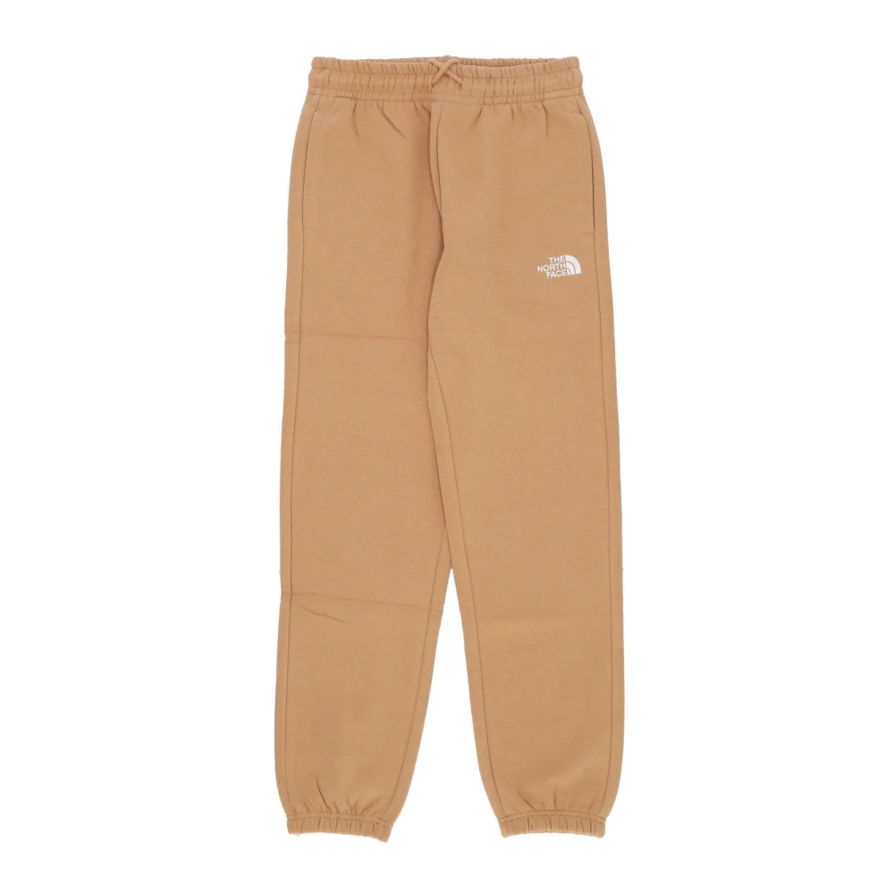 The North Face Essentiële Fleece Jogger Broek Brown Dames
