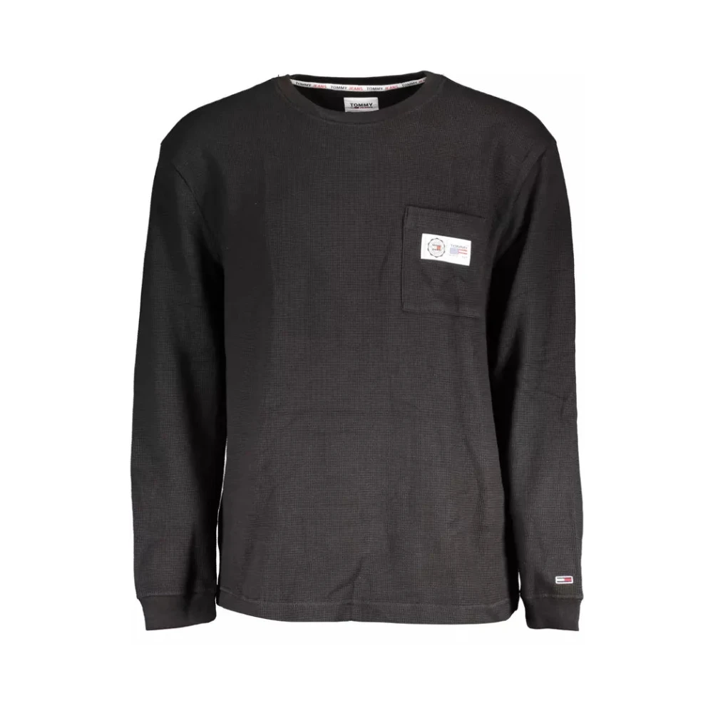 Tommy Hilfiger Svart Bomullströja