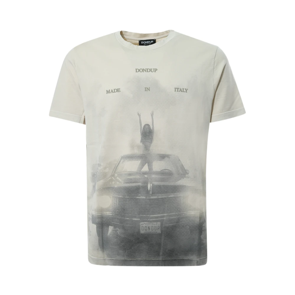 Dondup - Tops > T-Shirts - Beige - Dondup - Modalova