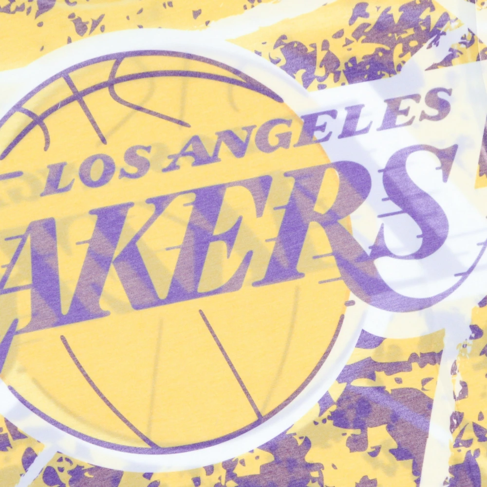 Mitchell & Ness NBA Jumbotron Tee Los Angeles Lakers Multicolor Heren