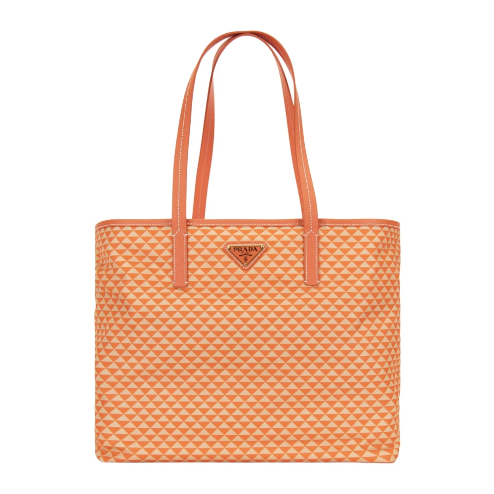 Prada Women's Multicolor Fabric Tote Bag - Shopping Bags - One Size - Bags