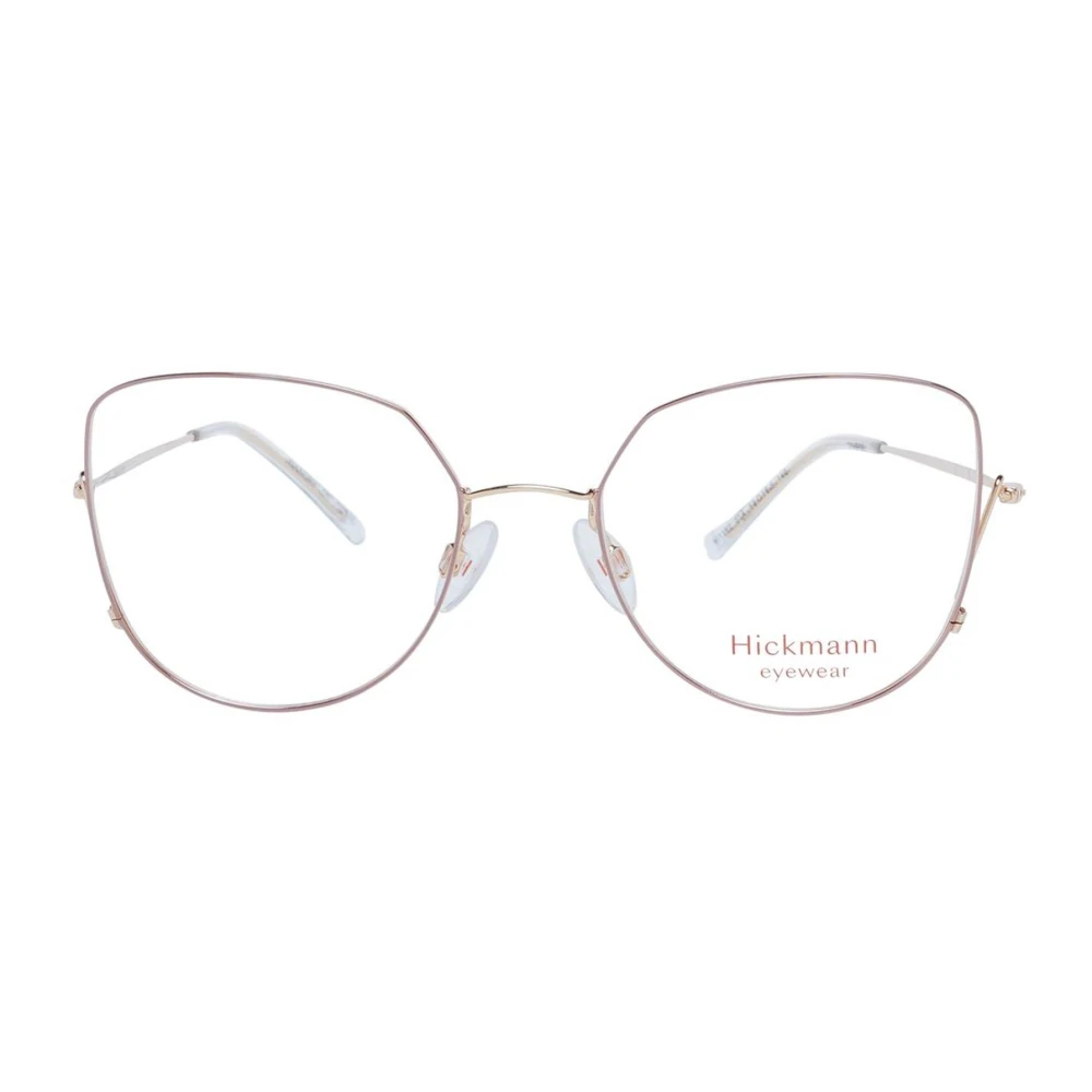 Ana Hickmann Gouden Cat Eye Metalen Optische Frames Yellow Dames
