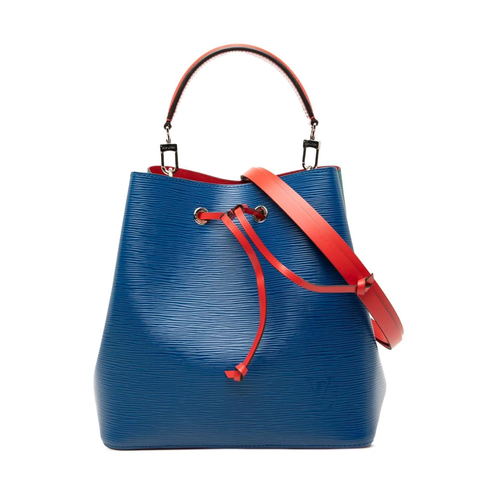 Louis Vuitton Vintage Women's Blue Pre-Owned Bucket Shoulder Bag