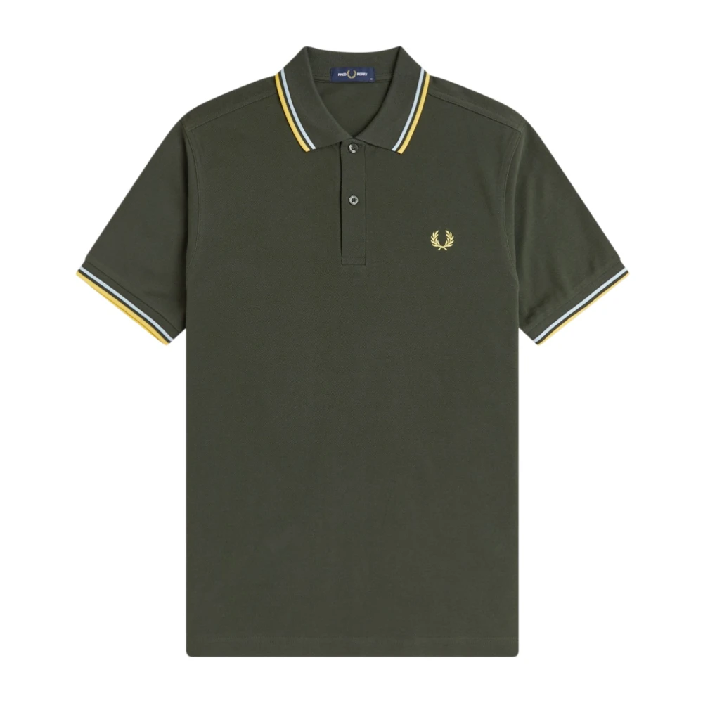Fred Perry Men's Green M3600 Polo - Polo Shirts - Xl - Tops