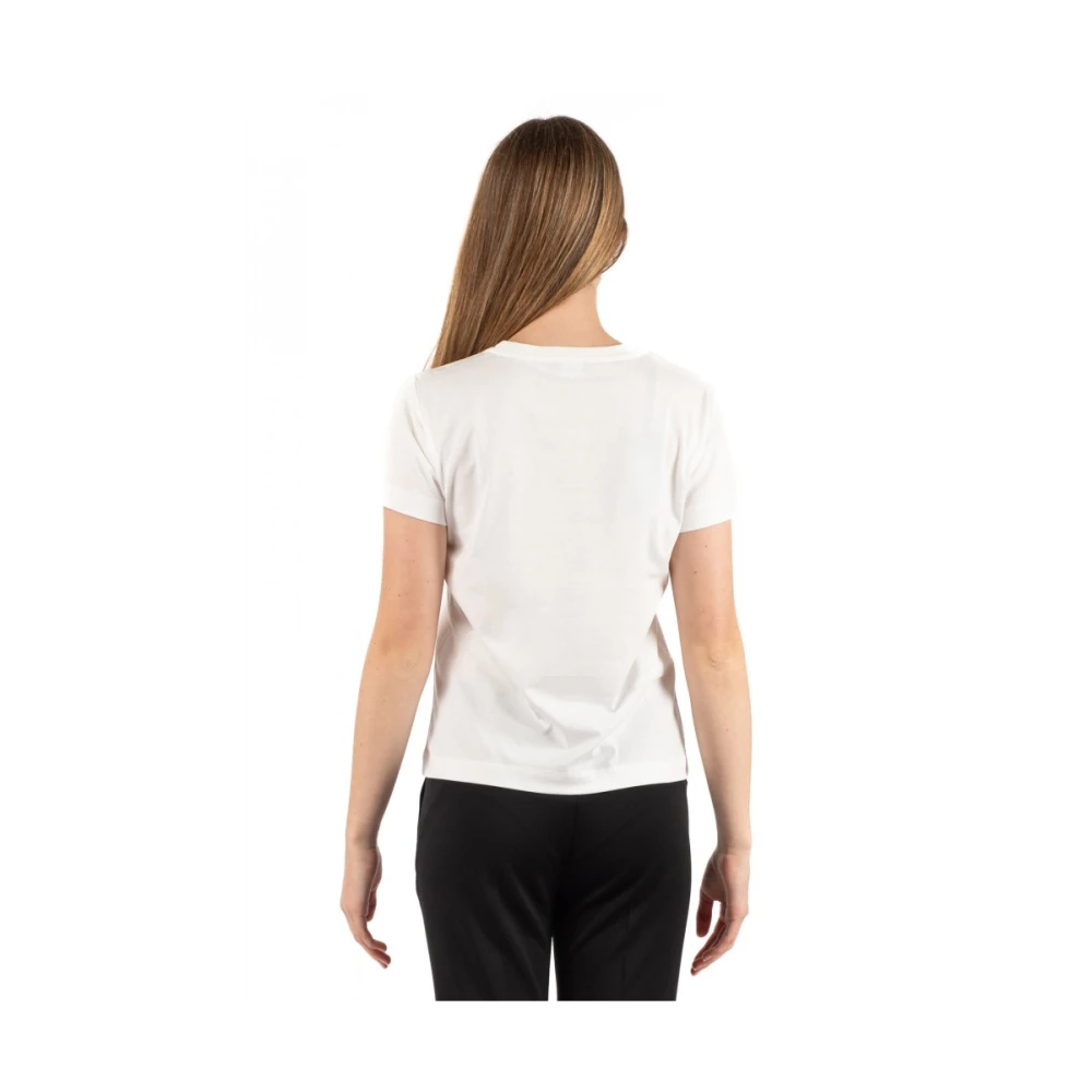 pinko Roze T-shirt White Dames