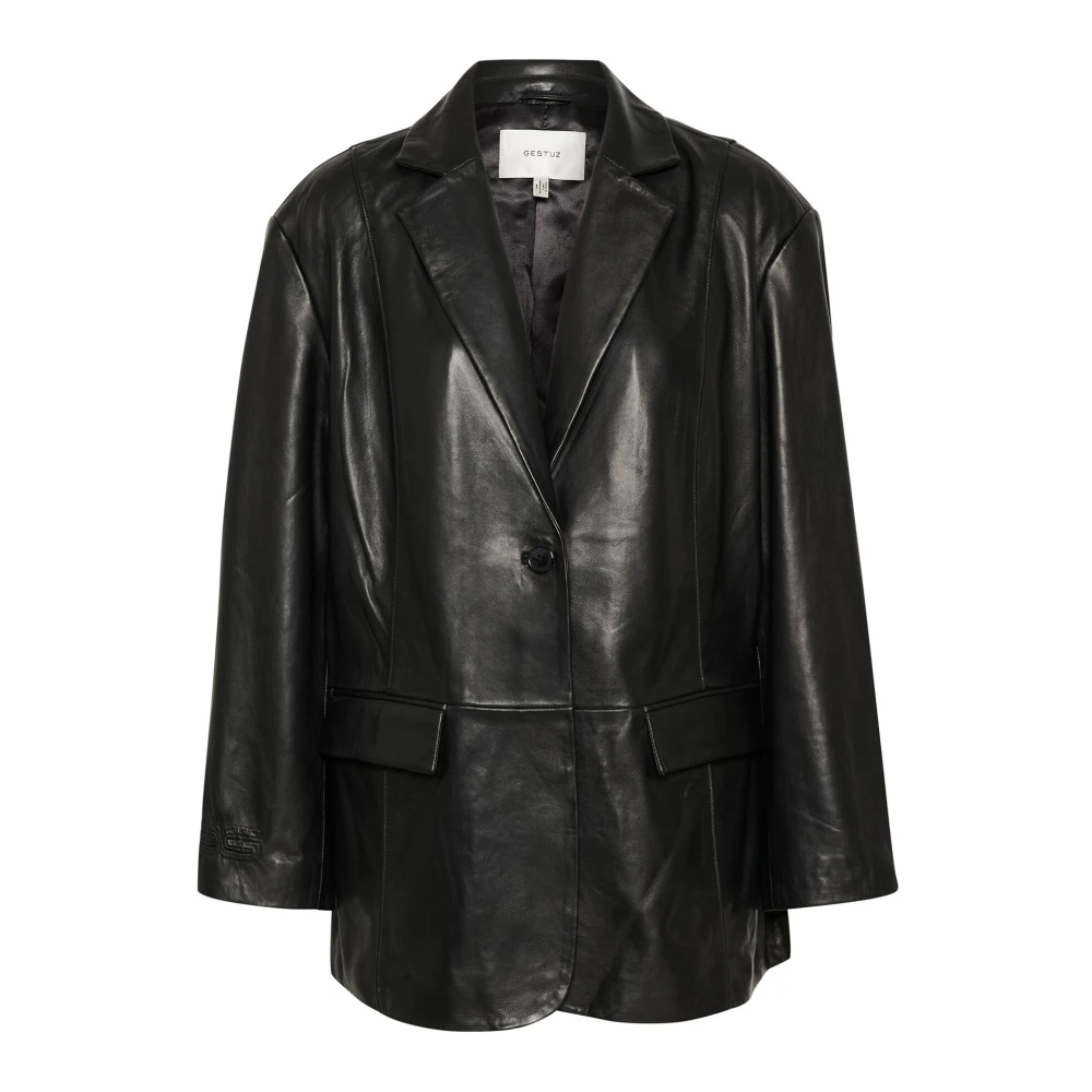 Jackets > Leather Jackets - - Gestuz - Modalova