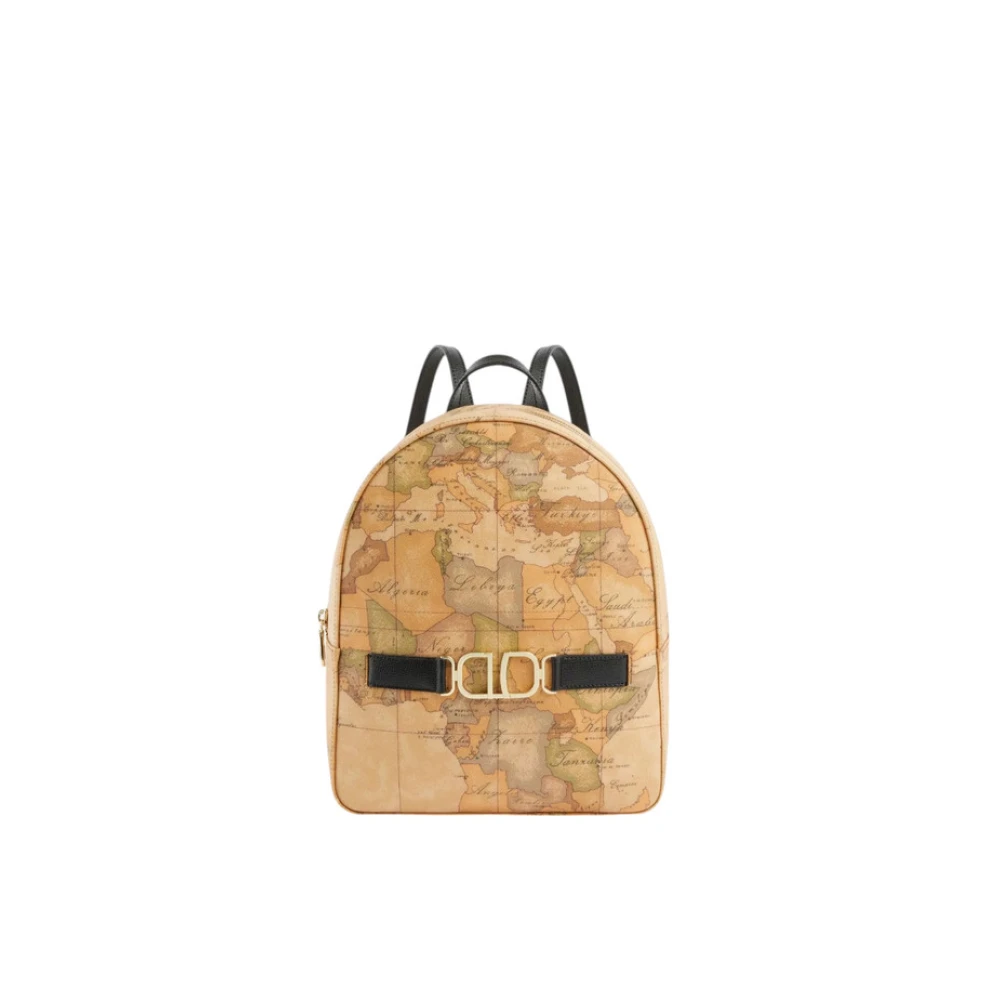 Alviero Martini 1a Classe Stijlvolle Rugzak voor Dagelijks Gebruik Beige Dames
