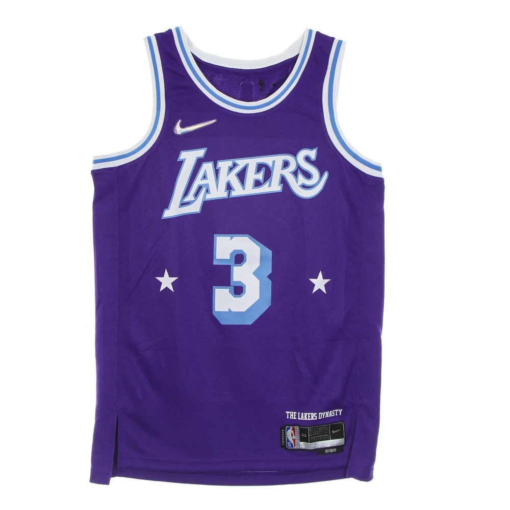 Nike Basketball Tank Top City Edition Anthony Davis Purple Heren