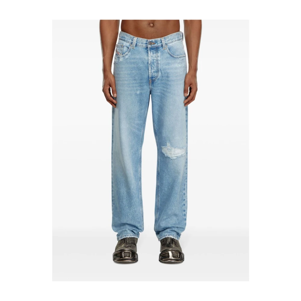 Diesel Stijlvolle Jeans met D-Macs Design Blue Heren